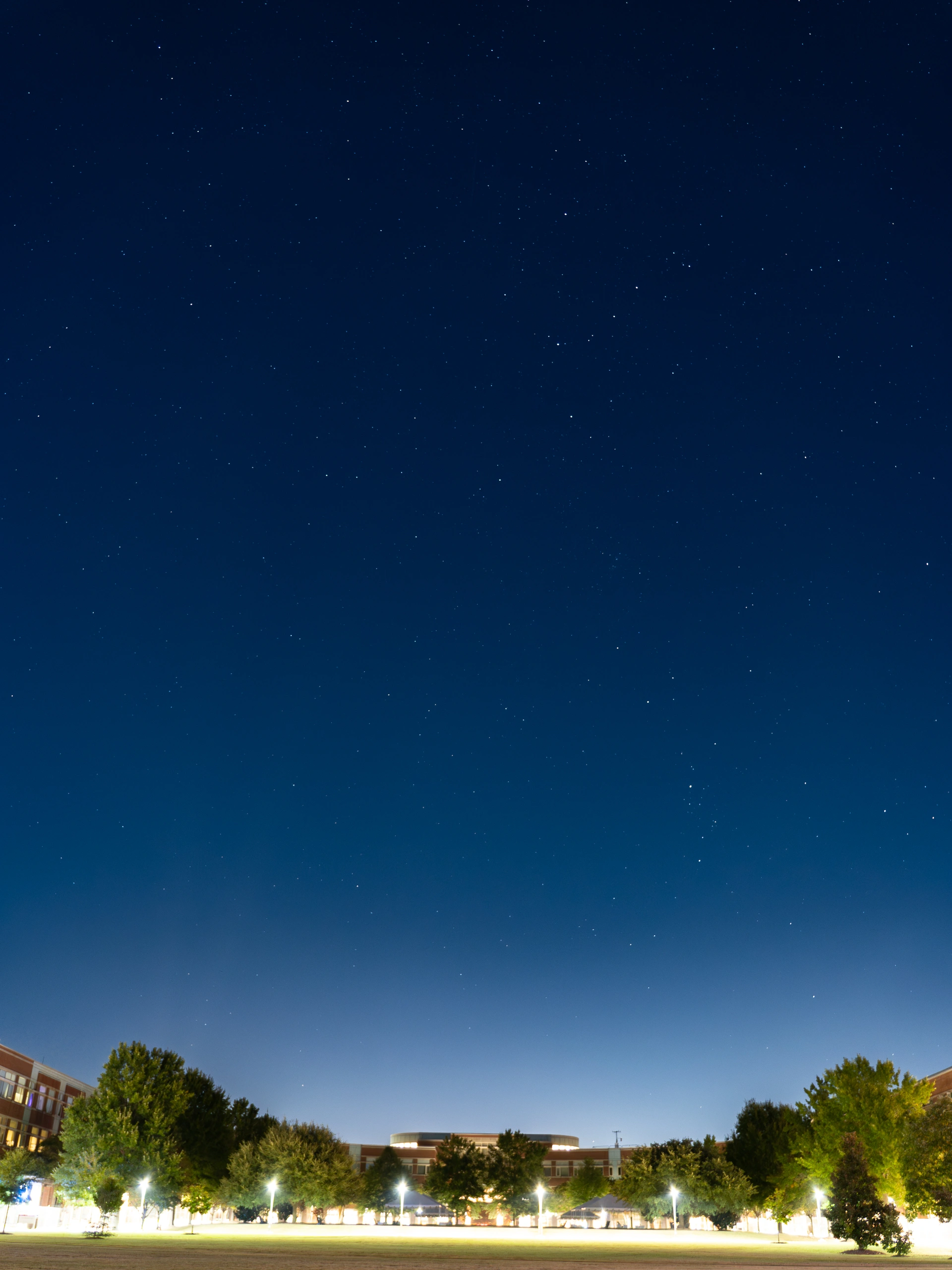 NC State EB II with stars on the background